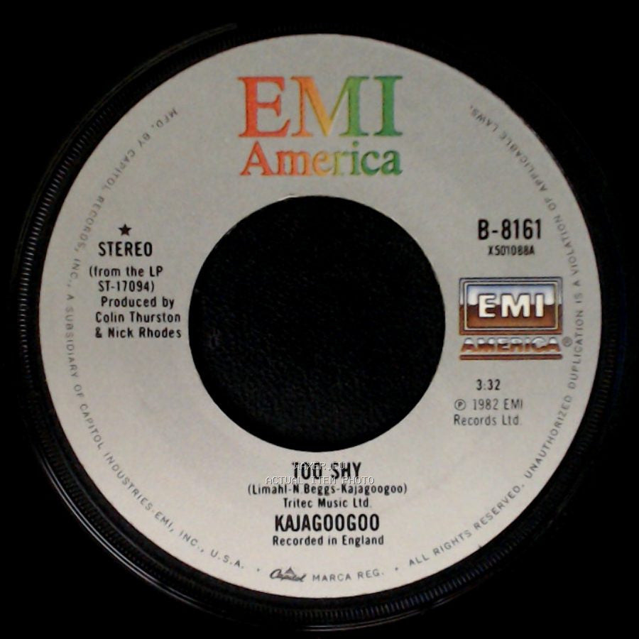 Kajagoogoo - Too Shy / Take Another View side A
