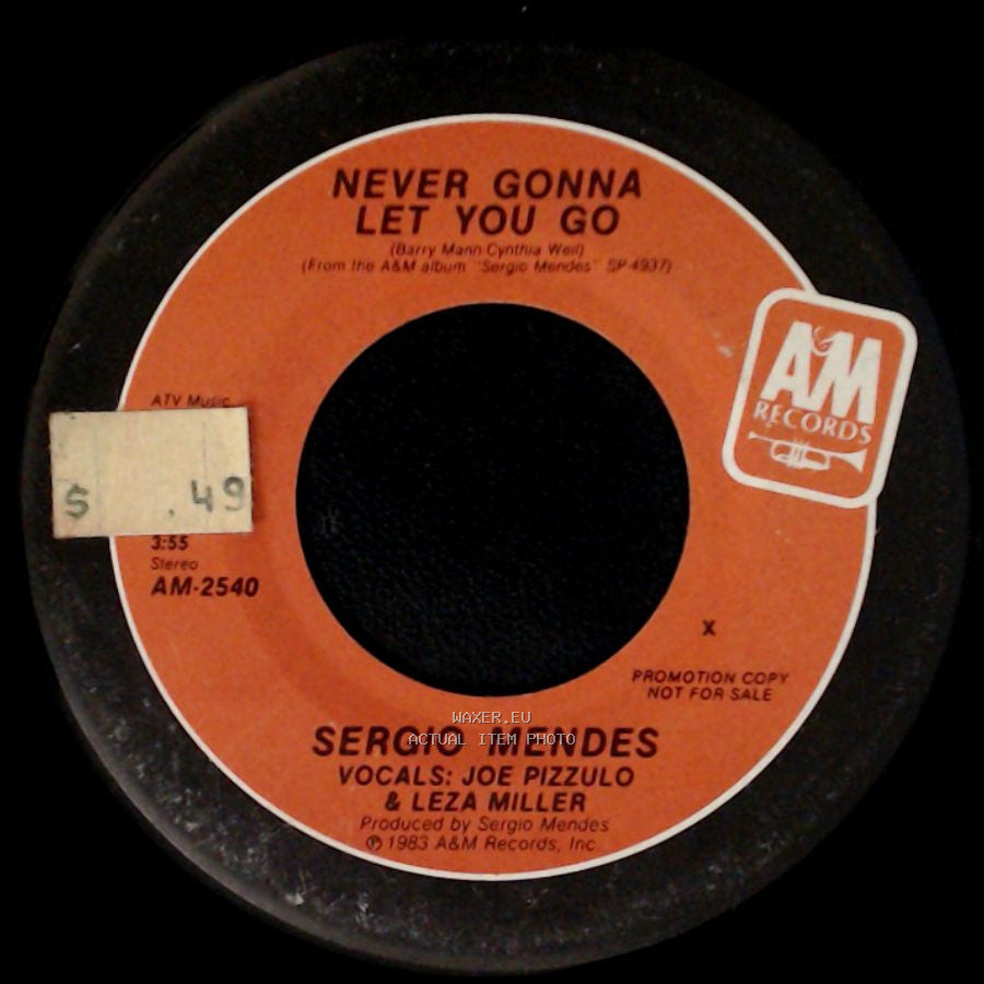 Sergio Mendes - Never Gonna Let You Go / Never Gonna Let You Go side A