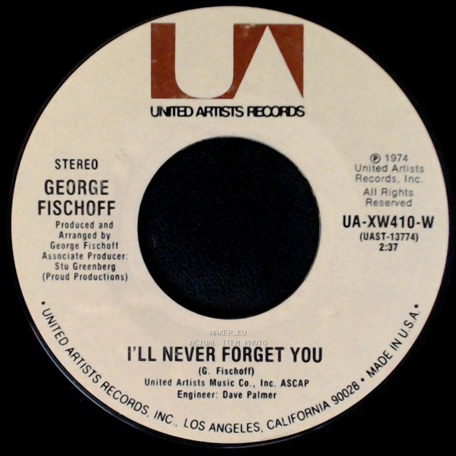 George Fischoff - Georgia Porcupine / I'll Never Forget You side B