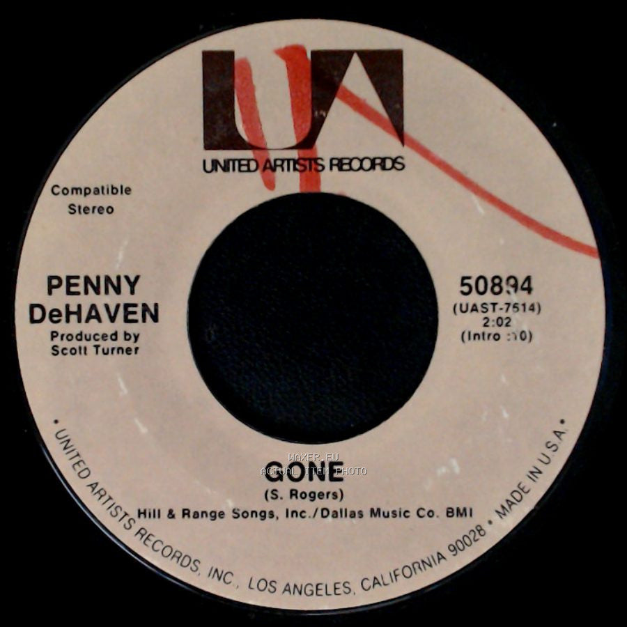 Penny Dehaven - It's As Easy As Singing / Gone side B