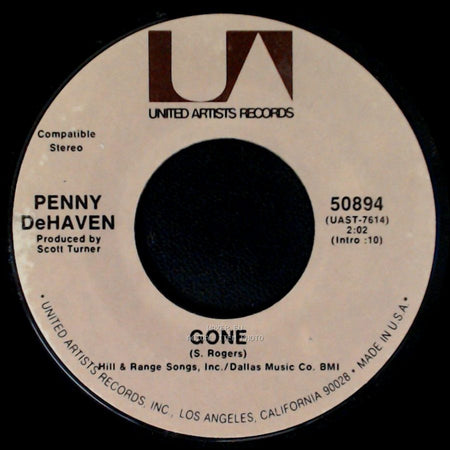Penny Dehaven - It's As Easy As Singing / Gone side A