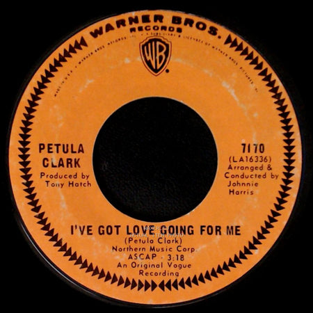 Petula Clark - I've Got Love Going For Me / Unknown Title B side A