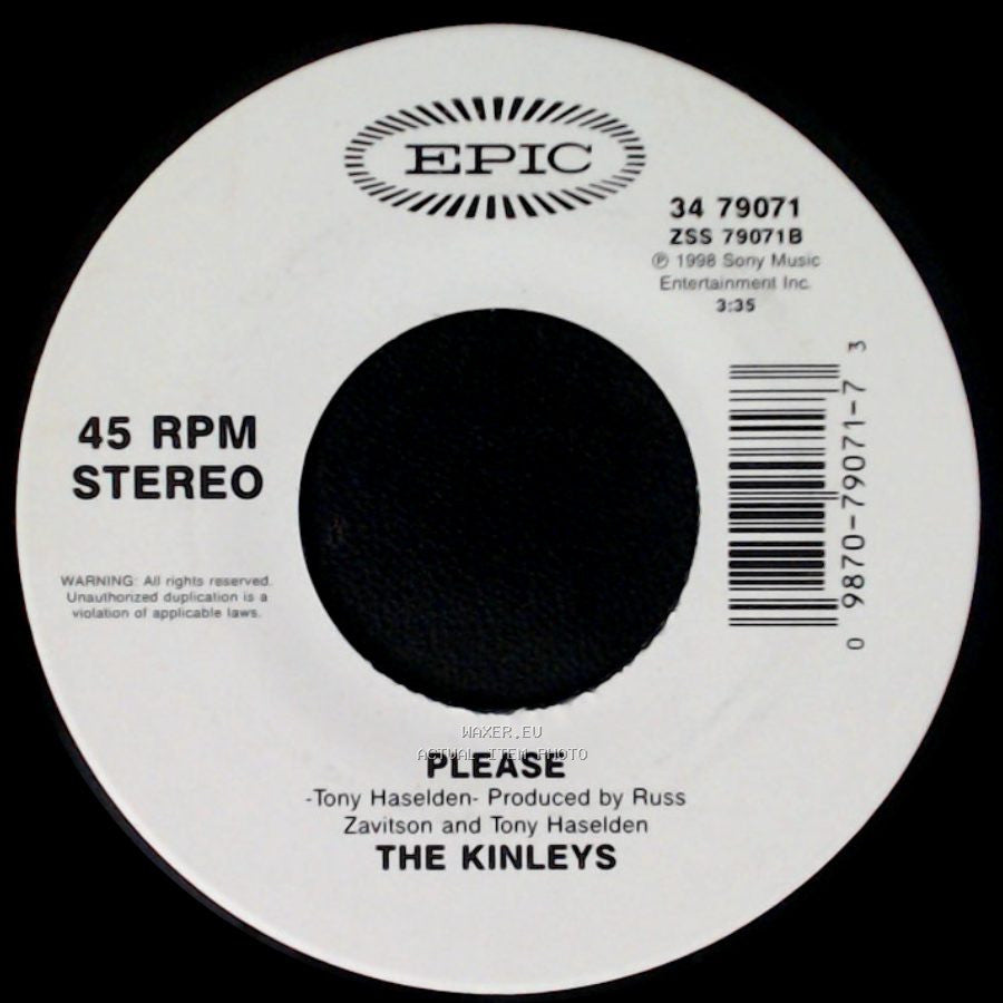 The Kinleys - Somebody's Out There Watching / Please side B