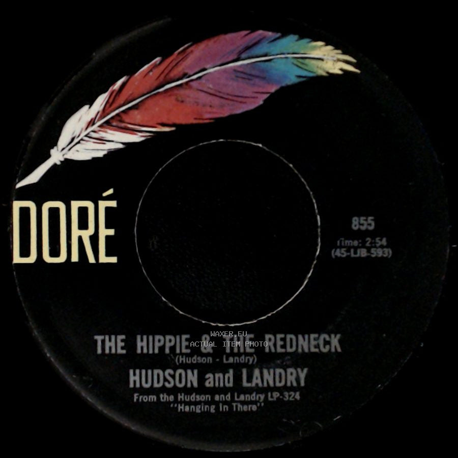 Hudson And Landry - The Hippie & The Redneck / Ajax Liquor Store side A