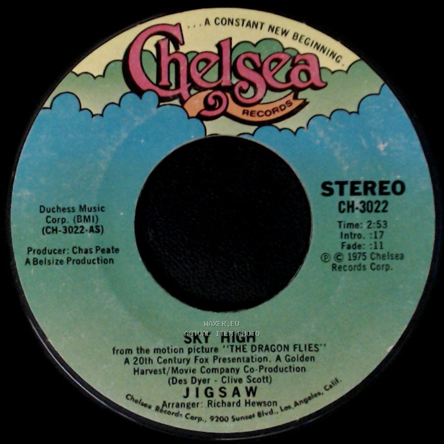 Jigsaw - Brand New Love Affair / Sky High side B