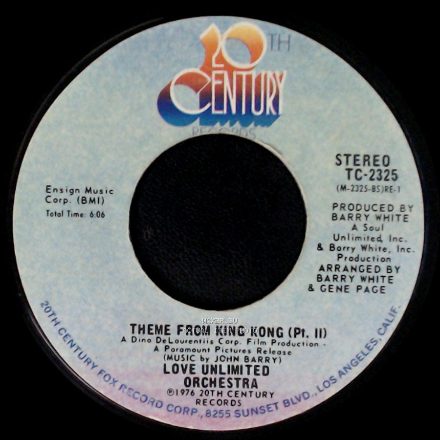 Love Unlimited Orchestra - Theme From King Kong (Pt. I) / Theme From King Kong (Pt. Ii) side B