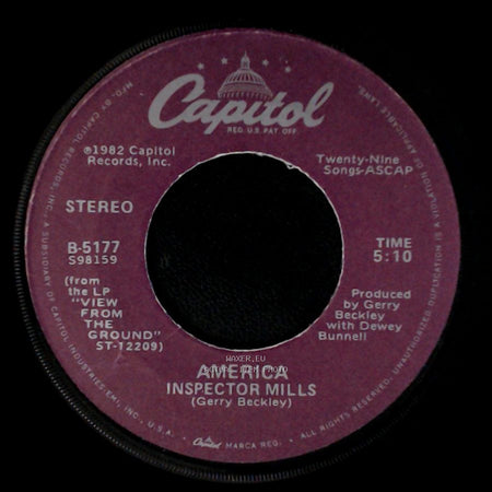 America - Inspector Mills / Right Before Your Eyes side A