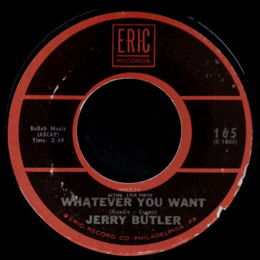 Jerry Butler - Whatever You Want / For Your Precious Love side A