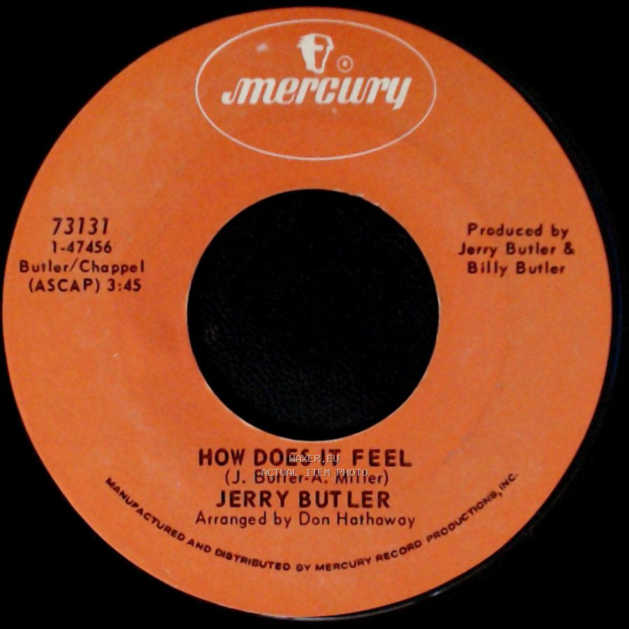 Jerry Butler - Special Memory / How Does It Feel side B