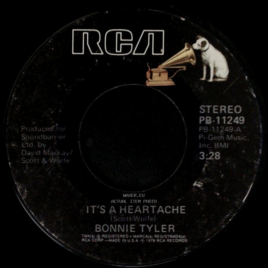 Bonnie Tyler - It's A Heartache / It's About Time side A