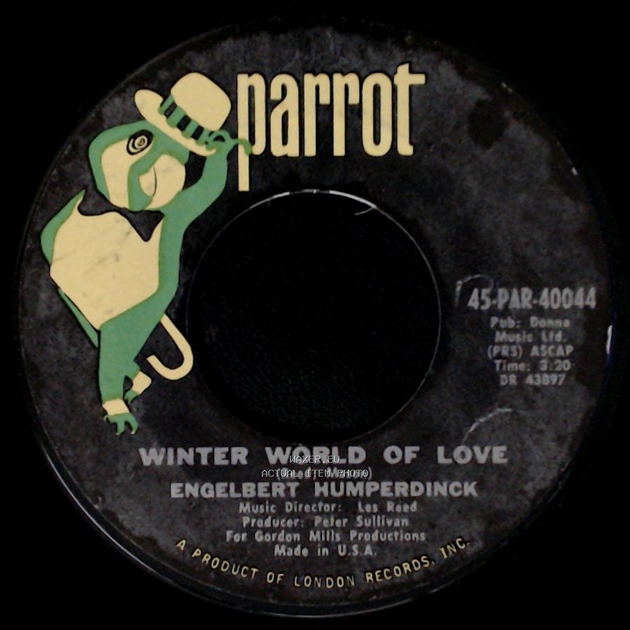 Engelbert Humperdinck - Take My Heart / Winter World Of Love side B