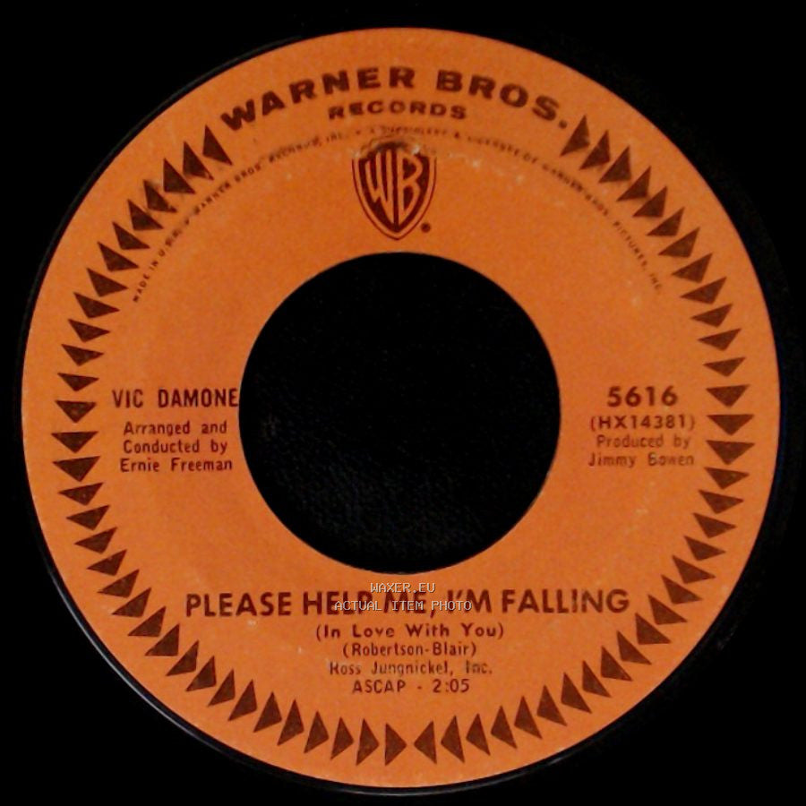 Vic Damone - Please Help Me, I'm Falling / You Were Only Fooling (While I Was Falling In Love) side A
