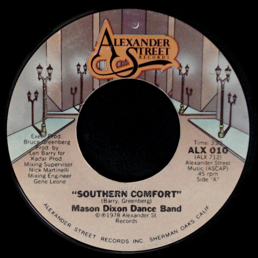 Mason Dixon Dance Band - Southern Comfort / Southern Comfort - With A Chaser side A