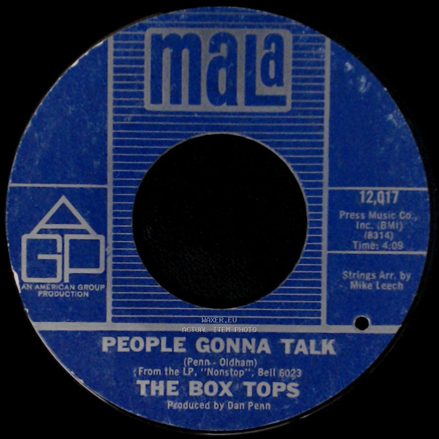 The Box Tops - People Gonna Talk / I Met Her In Church side A