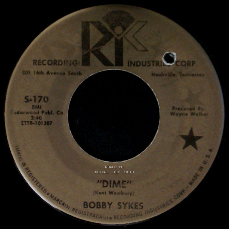 Bobby Sykes - Dime / Hey Bo side A