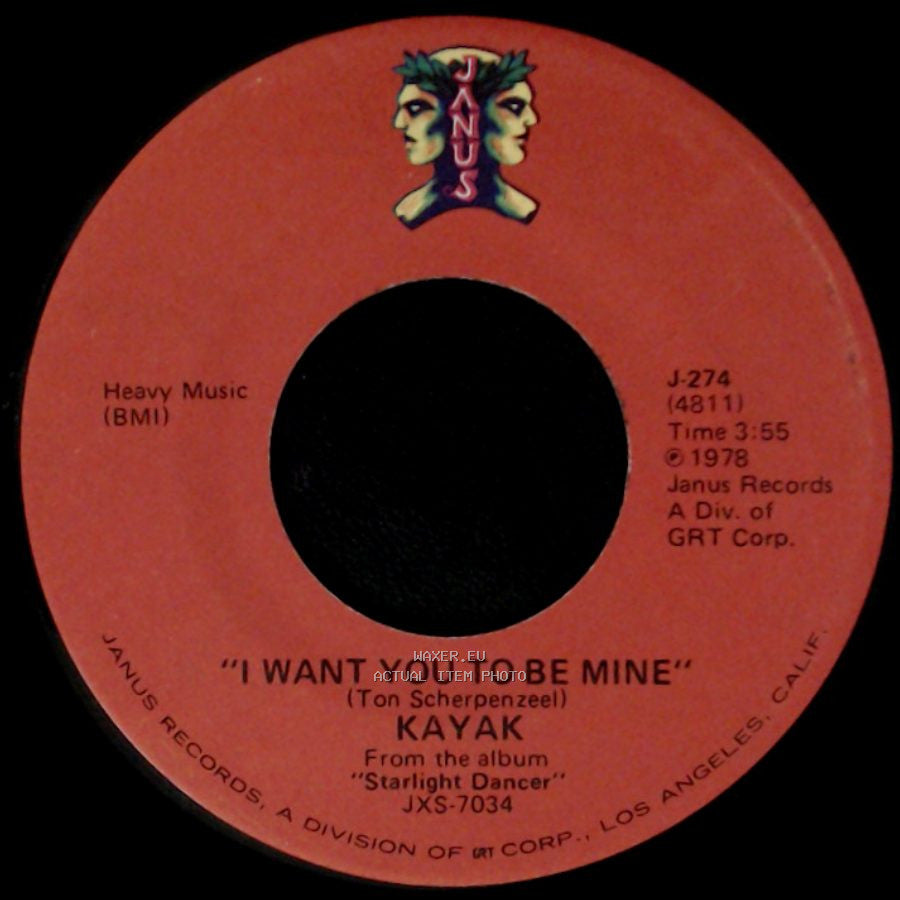 Kayak - I Want You To Be Mine / Irene side A