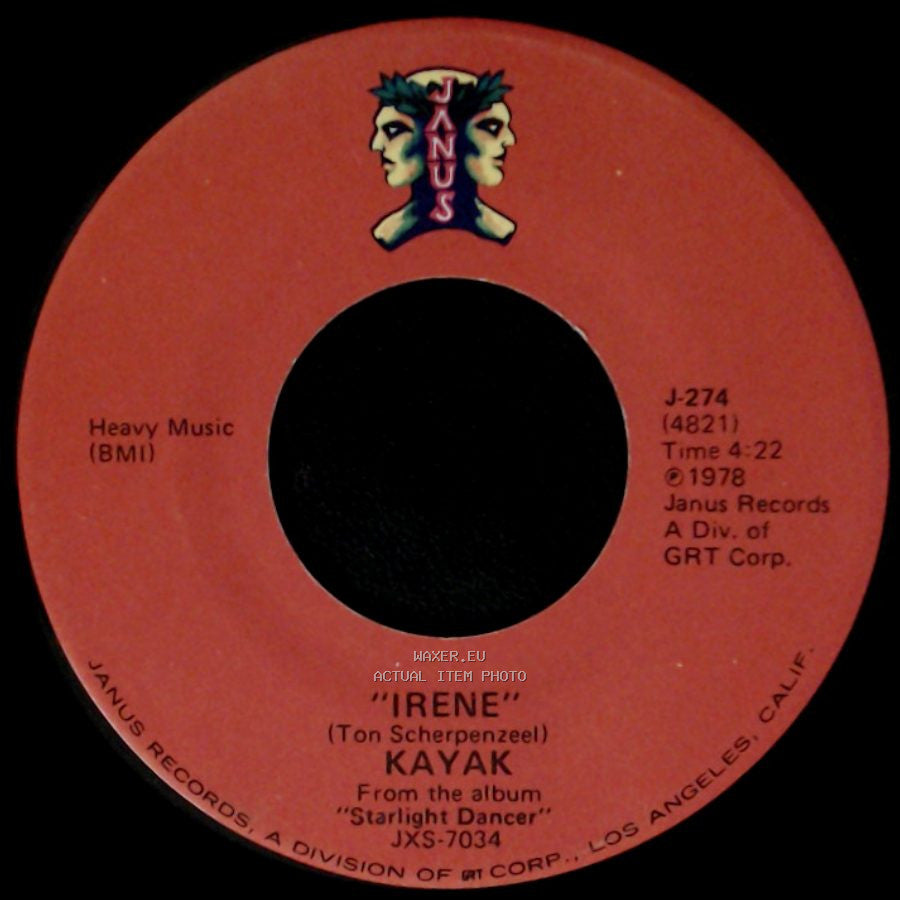 Kayak - I Want You To Be Mine / Irene side B