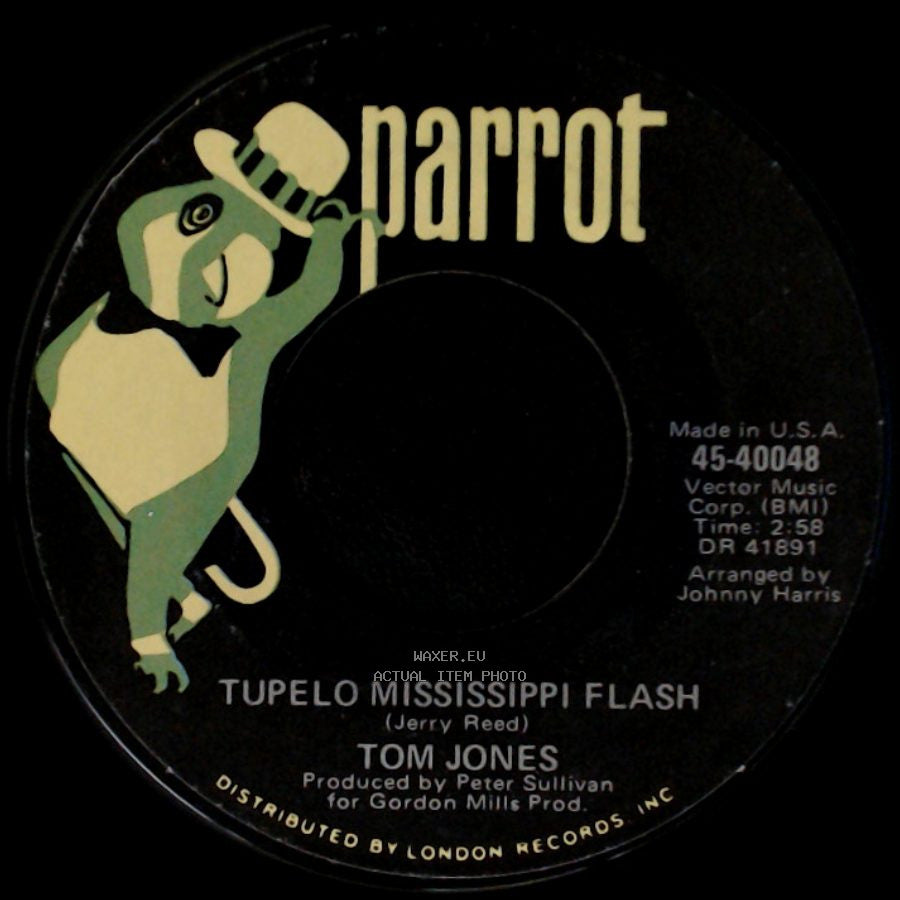 Tom Jones - Daughter Of Darkness / Tupelo Mississippi Flash side B