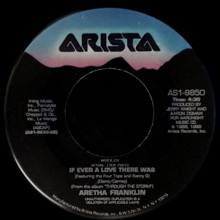 Aretha Franklin / Aretha Franklin And Whitney Houston - If Ever A Love There Was / It Isn't, It Wasn't, It Ain't Never Gonna Be side A