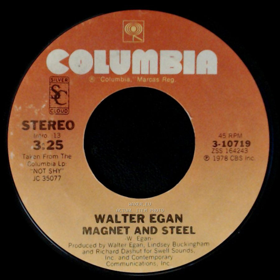 Walter Egan - Magnet And Steel / Tunnel O' Love side A