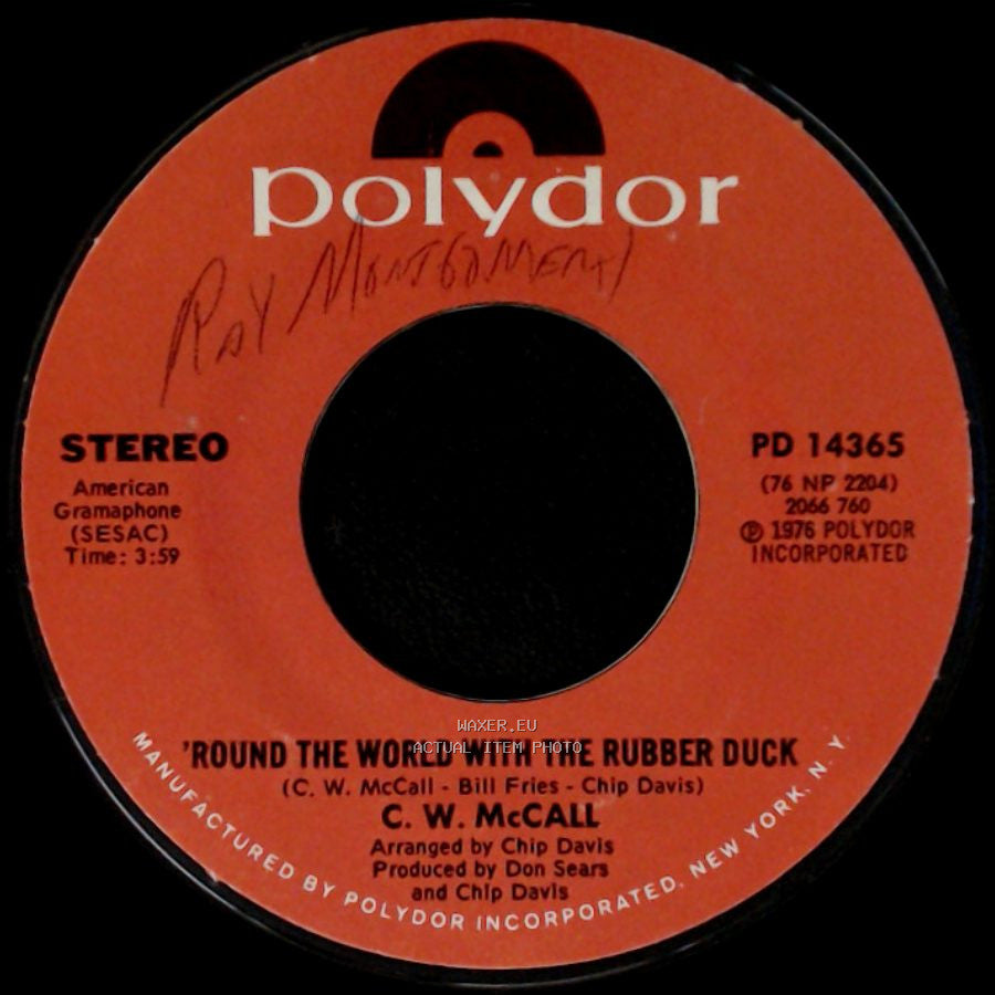 C. W. Mccall - Night Rider / 'round The World With The Rubber Duck side B