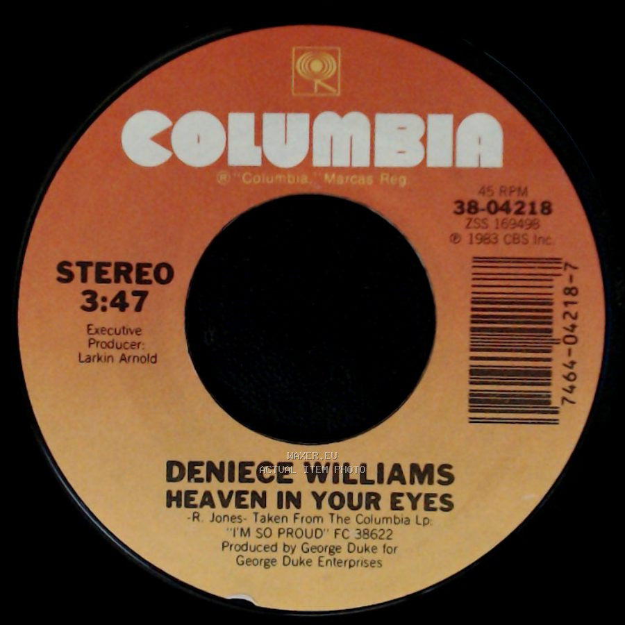 Deniece Williams - Love, Peace And Unity / Heaven In Your Eyes side B