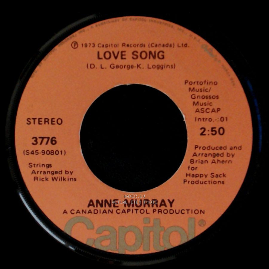 Anne Murray - You Can't Go Back / Love Song side B
