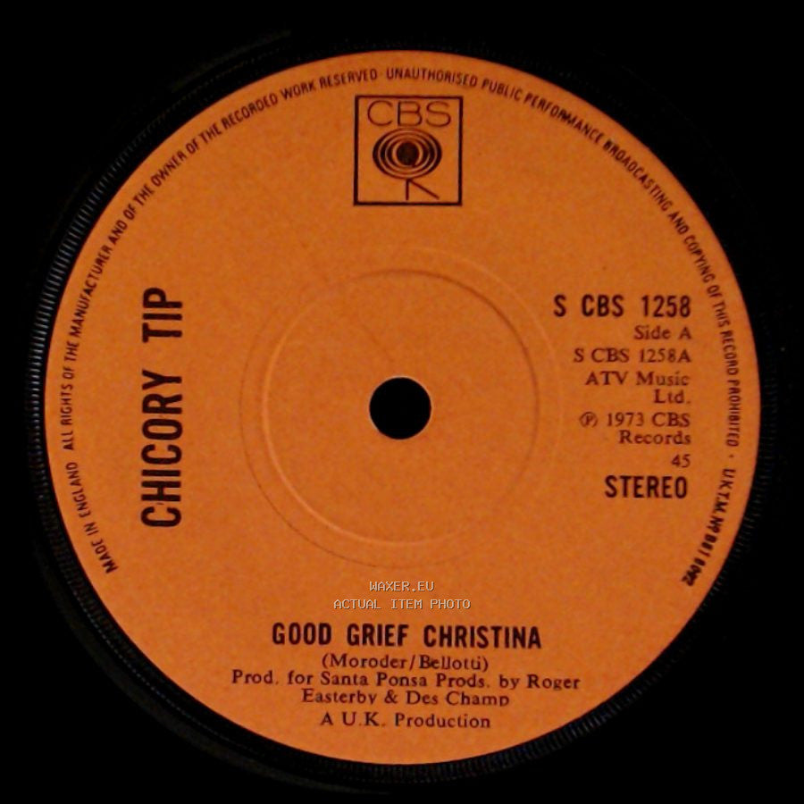Chicory Tip - Good Grief Christina / Move On side A