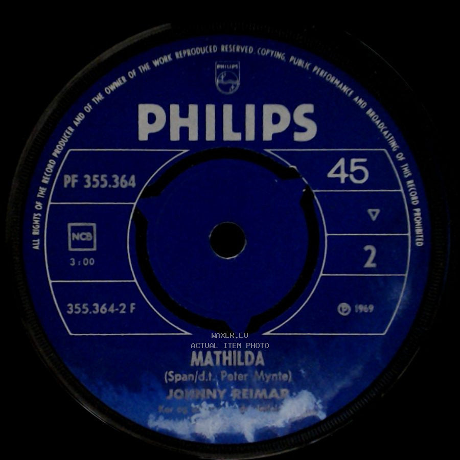 Johnny Reimar - Mathilda / Du Burde Købe Dig En Tyrolerhat side A