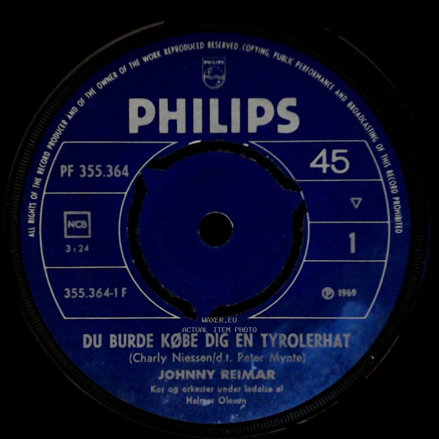 Johnny Reimar - Mathilda / Du Burde Købe Dig En Tyrolerhat side B