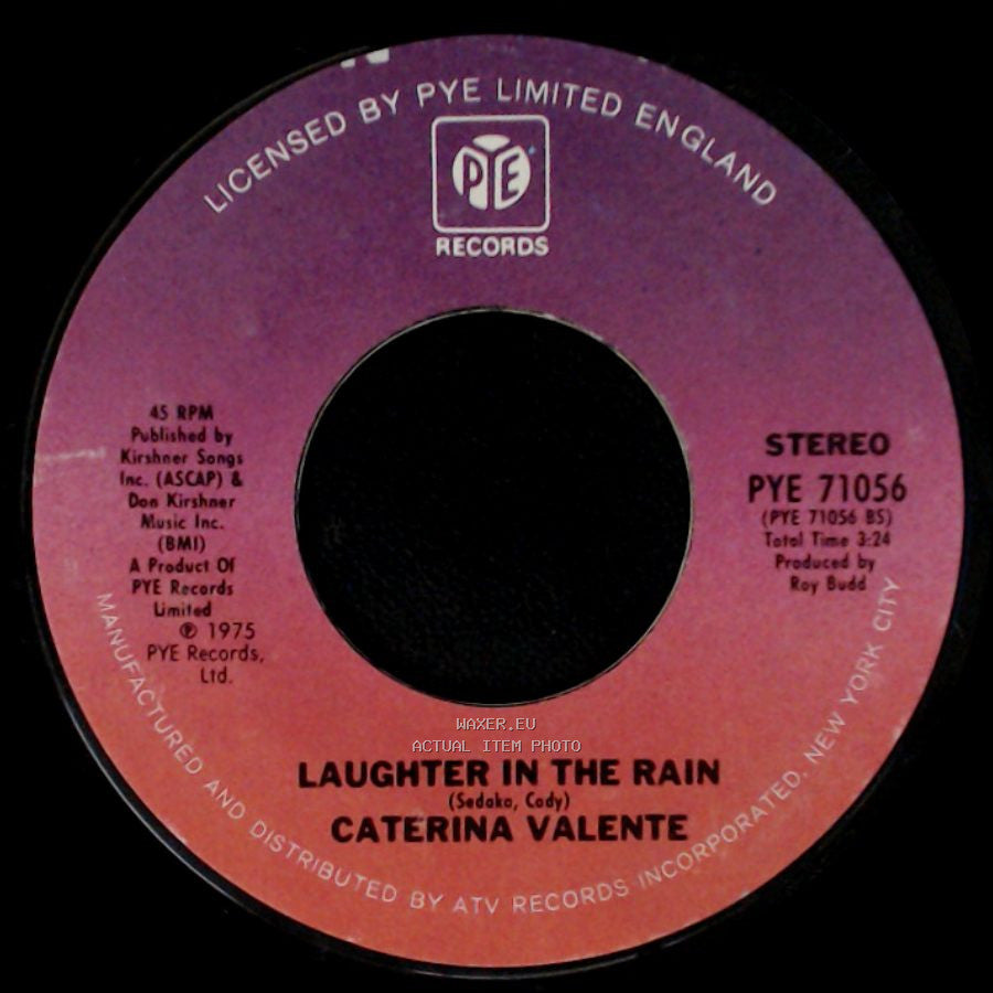 Caterina Valente - Laughter In The Rain / True Love (From "High Society") side A