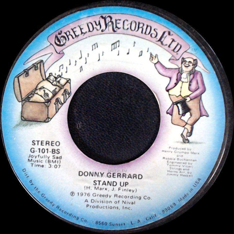 Donny Gerrard - Words (Are Impossible) / Stand Up side B