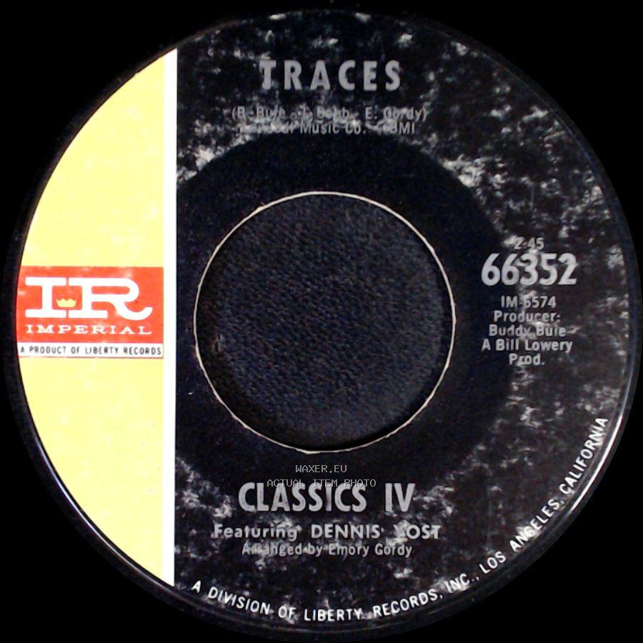 Classics Iv / Classics Iv Featuring Dennis Yost - Traces / Traces side B