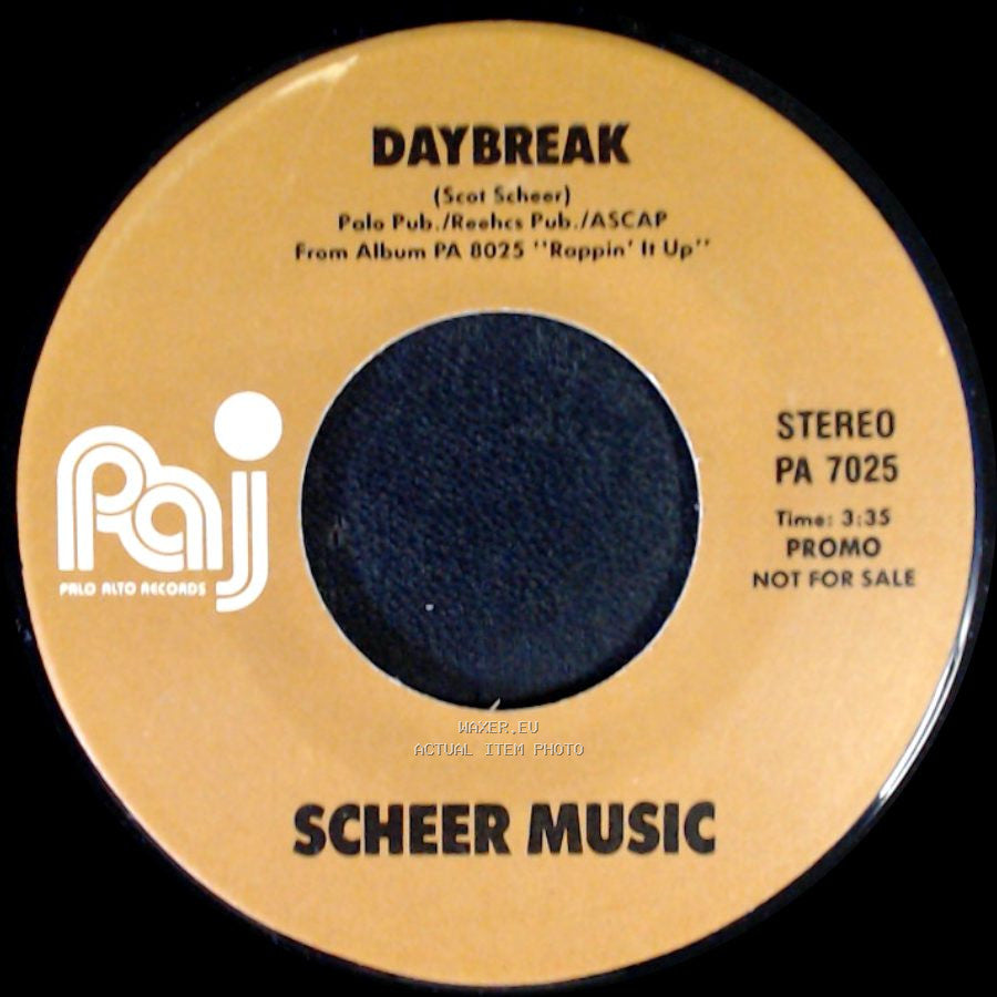 Palo Alto / Daybreak - Daybreak / Roppin' It Up side A