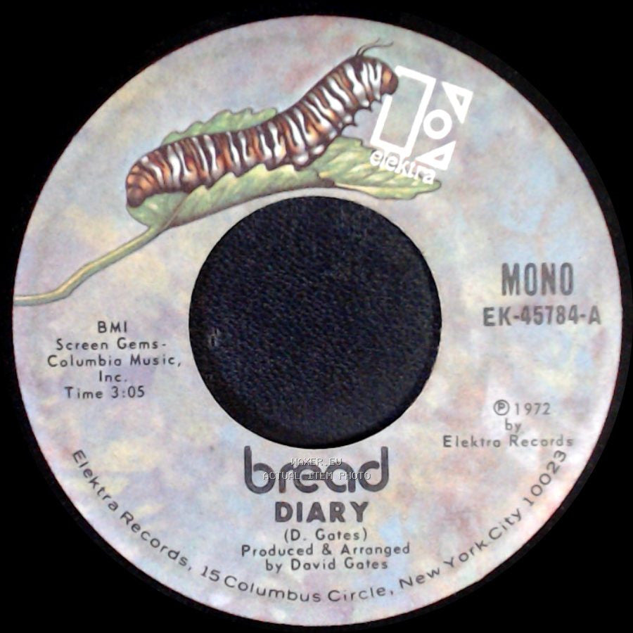 Bread - Diary / Down On My Knees side A