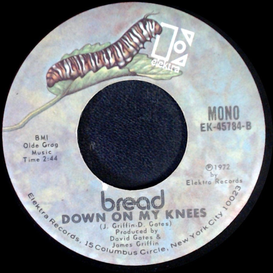 Bread - Diary / Down On My Knees side B