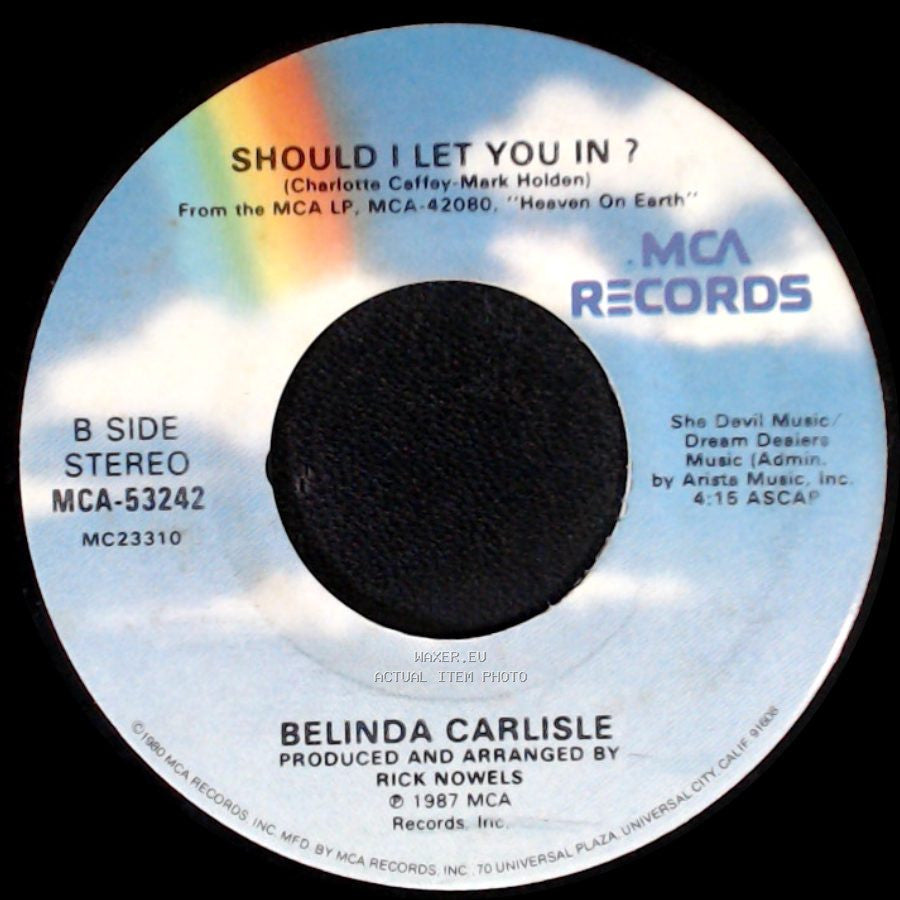 Belinda Carlisle - I Get Weak / Should I Let You In? side B