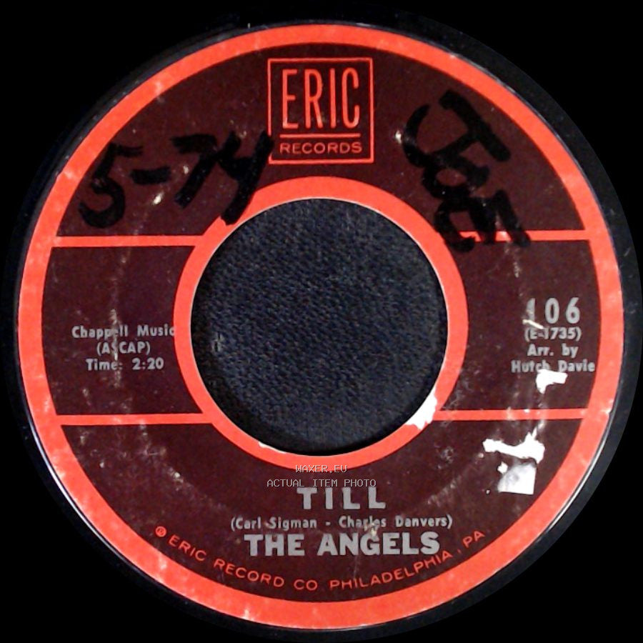 The Angels - A Moment Ago / Till side B