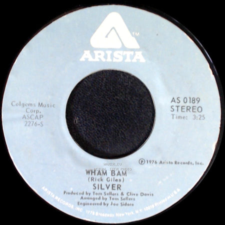 Silver - Right On Time / Wham Bam side B
