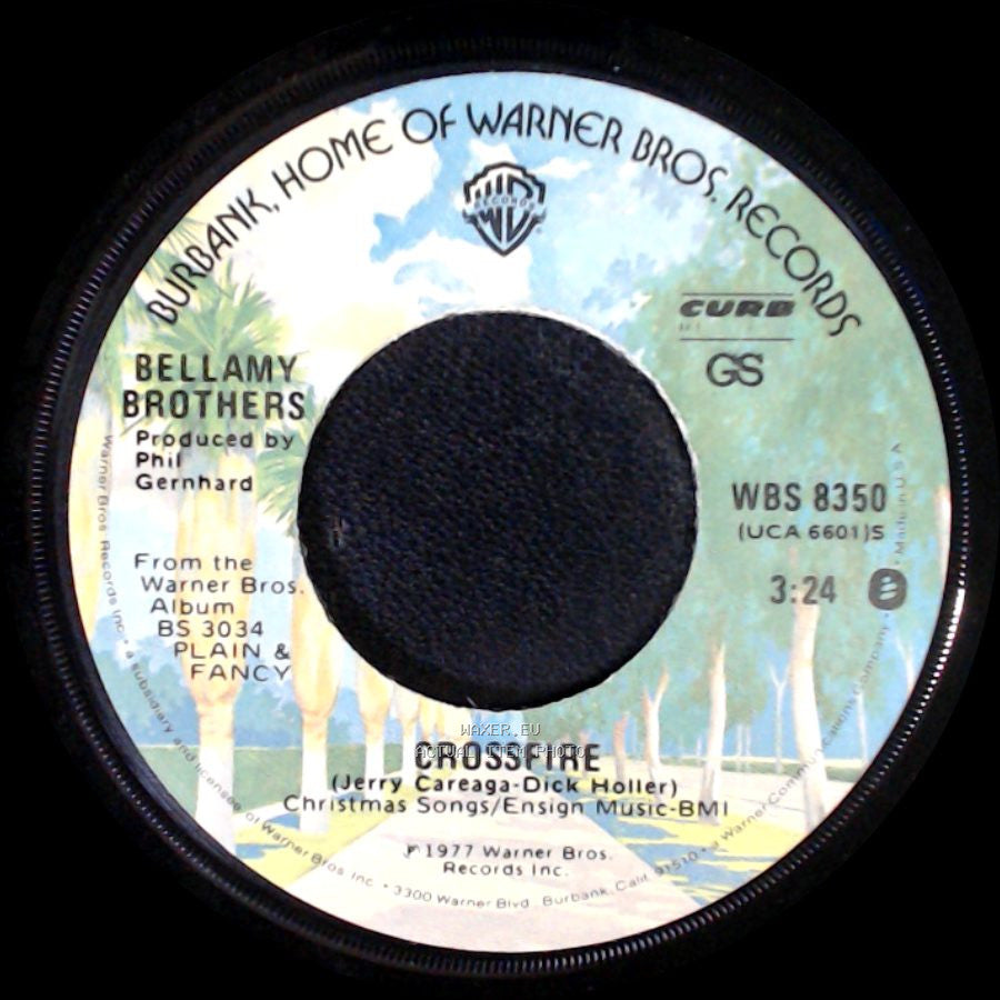 Bellamy Brothers - Tiger Lily Lover / Crossfire side B