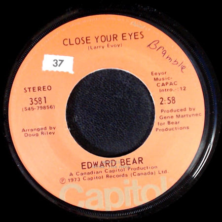 Edward Bear - Close Your Eyes / Cachet County side A