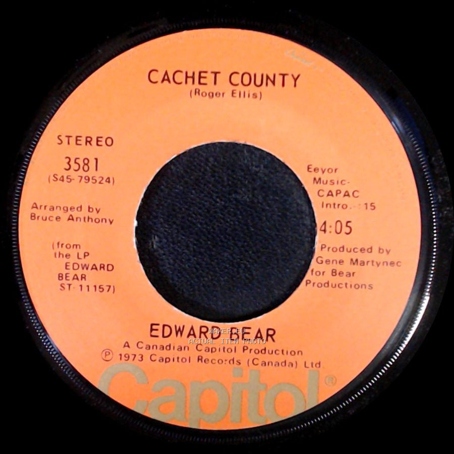 Edward Bear - Close Your Eyes / Cachet County side B