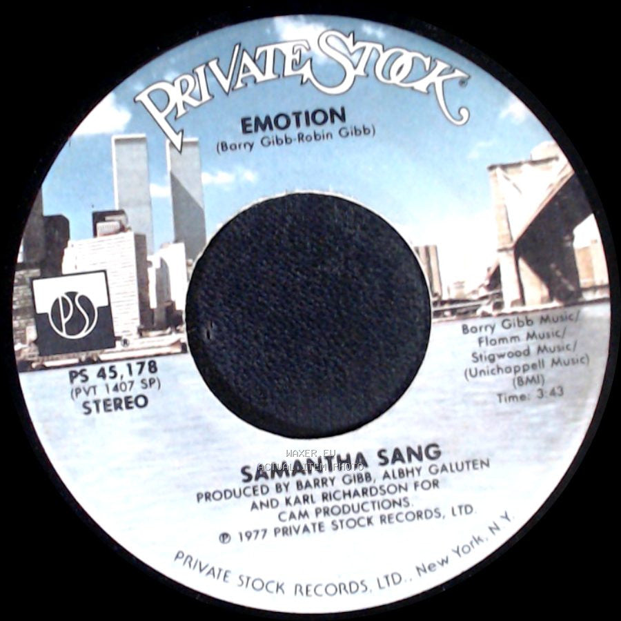 Samantha Sang - When The Love Is Gone / Emotion side B