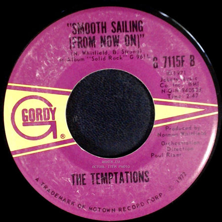 The Temptations - Take A Look Around / Smooth Sailing (From Now On) side B