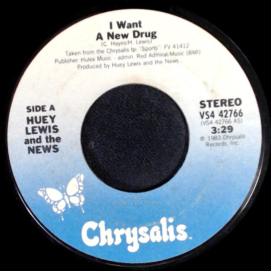 Huey Lewis And The News - I Want A New Drug / Finally Found A Home side A