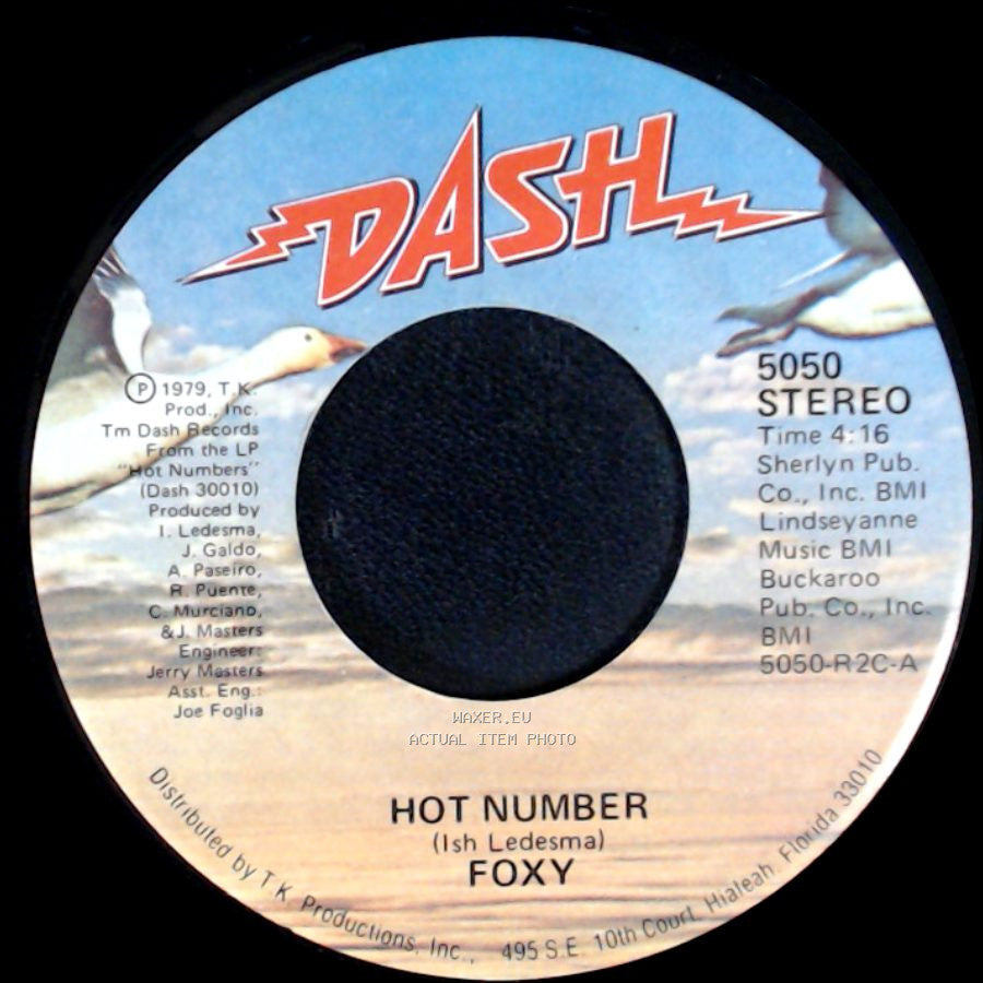 Foxy - Call It Love / Hot Number side B