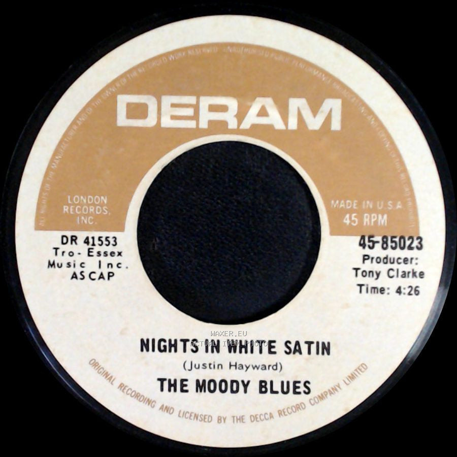 The Moody Blues - Cities / Nights In White Satin side B
