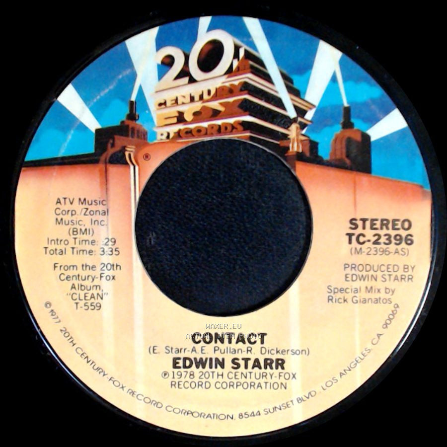 Edwin Starr - Don't Waste Your Time / Contact side B