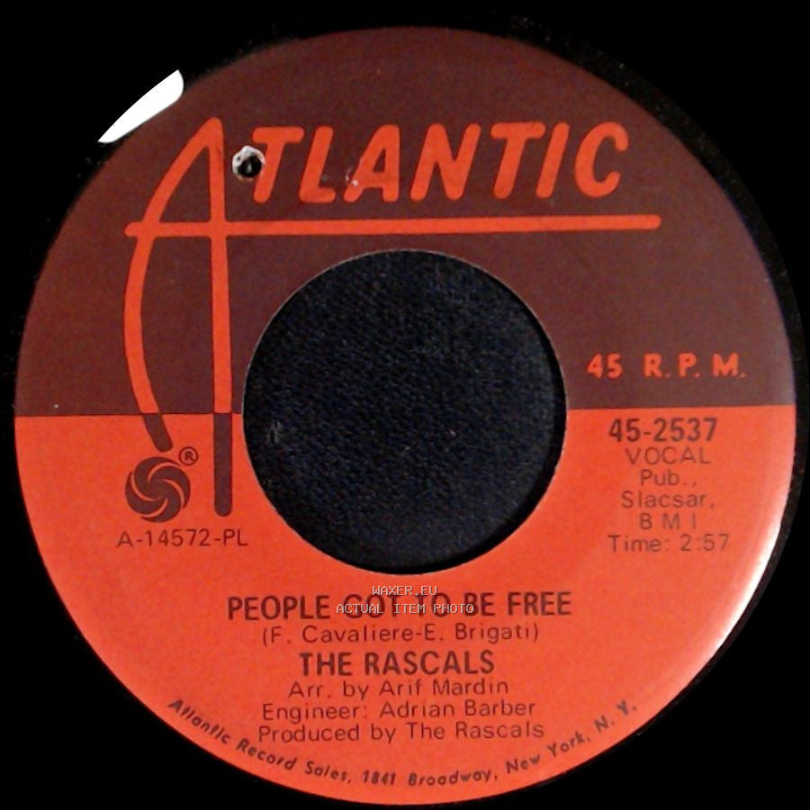 The Rascals - My World / People Got To Be Free side B