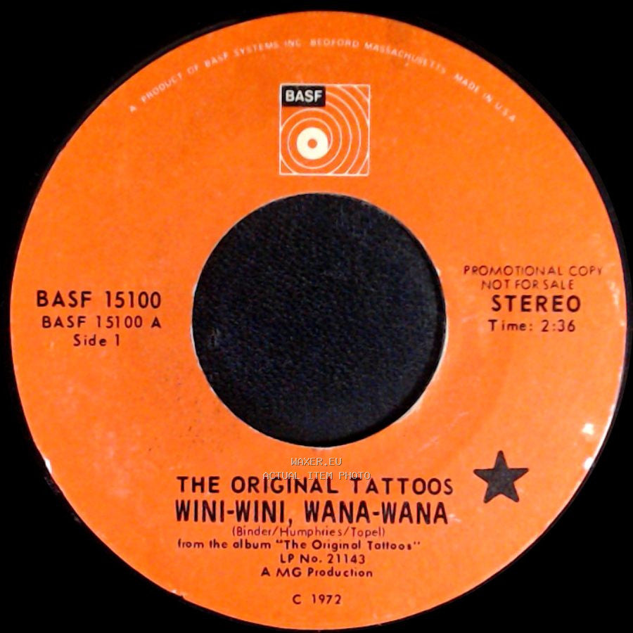 The Original Tattoos - Wini-Wini, Wana-Wana / El Condor Pasa side A